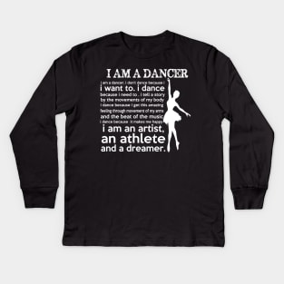 Dancer Kids Long Sleeve T-Shirt